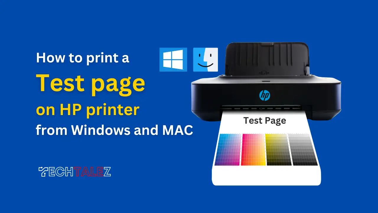 How to Print a Test Page on HP printer